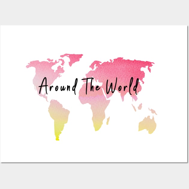 Around The World Traveler Wall Art by TaliDe